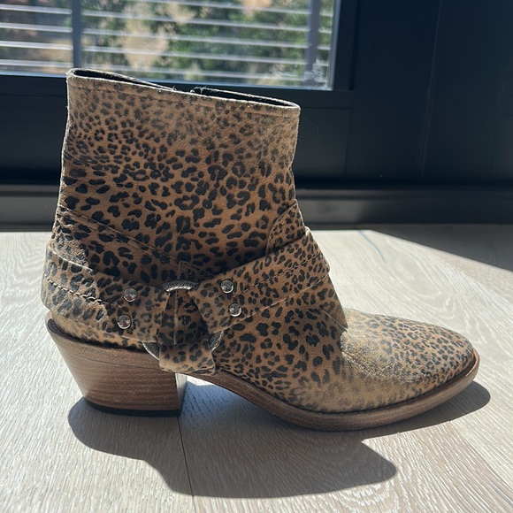 Brown leopard print Golden Goode ankle boots/Size:EU 37 - Picture 4 of 5
